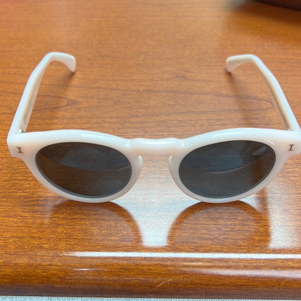 Illesteva sunglasses. Leonard, light pink with black lenses. Like new.